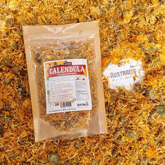 Flores Caléndula hierba seca deshidratada