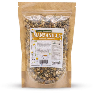 Manzanilla flor y pétalos enteros formato seco