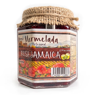 Mermelada Rosa Jamaica Manzana Artesanal
