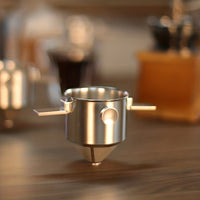 Filtro de café portátil de acero inoxidable práctico y reutilizable
