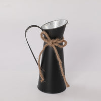 Jarrón de Hierro Vintage con Forma de Tetera