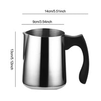 Cafetera Turca de Acero Inoxidable con Mango Largo