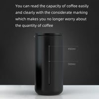 Prensa Francesa Timemore 450 ml de vidrio resistente al calor con filtro de acero inoxidable