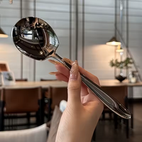 Juego de 2 Cucharas grande de acero inoxidable para cocina o postres