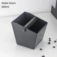 Caja para Golpear Café Espresso Antideslizante para Residuos