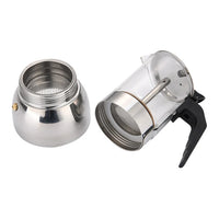 Cafetera Italiana de Alta Gama Moka en Acero Inoxidable