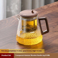 Tetera de alta gama Gianxi con tapa magnética y vidrio resistente