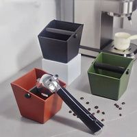 Caja para Golpear Café Espresso Antideslizante para Residuos