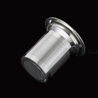 Tetera Transparente Cuadrada con Filtro de Acero Inoxidable