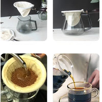 Filtro de Tela Fina Reutilizable para Café, Tés e Infusiones