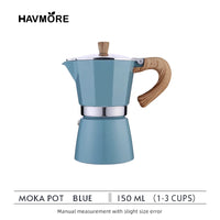 Cafetera Moka Italiana HAVMORE Clásica con Mango de Madera