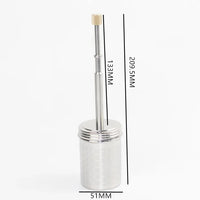 Filtro de té y café manual de acero inoxidable compacto