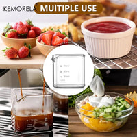 Jarra Medidora Cuadrada de Vidrio Borosilicato para Espresso con Boquilla