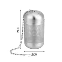 Colador de té de acero inoxidable con malla fina