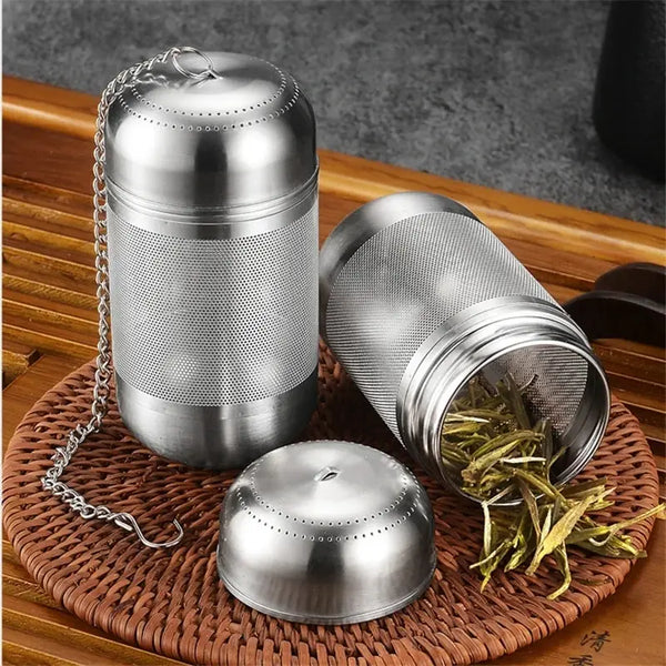 Colador de té de acero inoxidable con malla fina