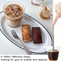 Filtro de té y café manual de acero inoxidable compacto