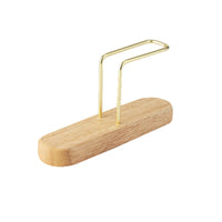 Porta Filtros de Café con Base de Madera y Soporte Metálico