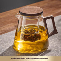 Tetera de alta gama Gianxi de borosilicato con filtro