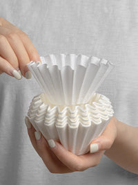 Filtros de papel Timemore para dripper tipo canasto 1–2 tazas 50 unidades