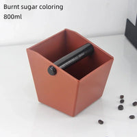 Caja para Golpear Café Espresso Antideslizante para Residuos