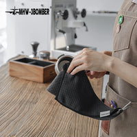 Toalla Absorbente para Barista MHW 3BOMBER con Anillo para Colgar