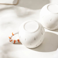 Taza de cerámica adorable con forma de gato de 300 ml