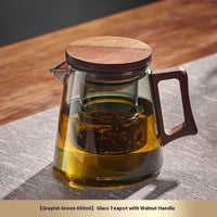 Tetera de alta gama Gianxi de borosilicato con filtro