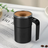 Taza Mezcladora Automática 380 ml con Pantalla LCD Recargable por USB