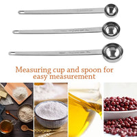 Cuchara Dosificadora de Café y Leche con Mango Largo 5/10/15/20/25/30 ml