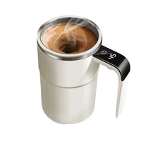 Taza Mezcladora Automática 380 ml con Pantalla LCD Recargable por USB