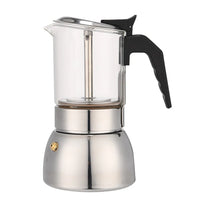 Cafetera Italiana de Alta Gama Moka en Acero Inoxidable