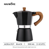 Cafetera Moka Italiana HAVMORE Clásica con Mango de Madera