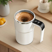 Taza Mezcladora Automática 380 ml con Pantalla LCD Recargable por USB