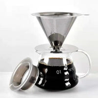 Filtro Colador Reutilizable de Café en Acero Inoxidable Doble Capa