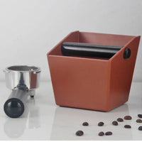 Caja para Golpear Café Espresso Antideslizante para Residuos