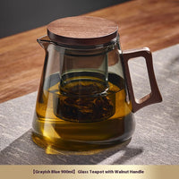 Tetera de alta gama Gianxi de borosilicato con filtro