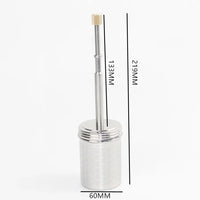 Filtro de té y café manual de acero inoxidable compacto