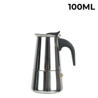 Cafetera Italiana Moka de Acero Inoxidable con Mango Aislante