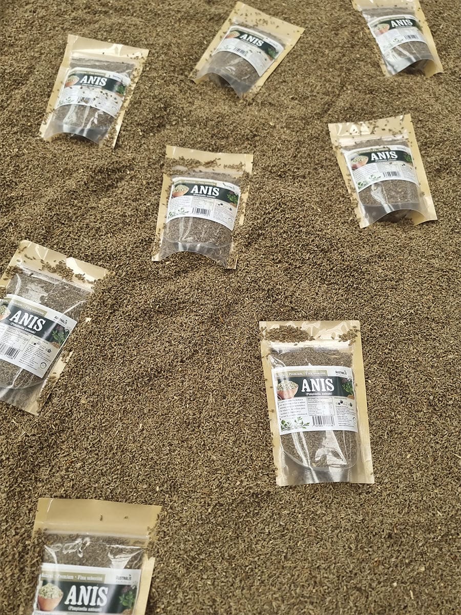 Anís en semilla entera para preparar infusiones