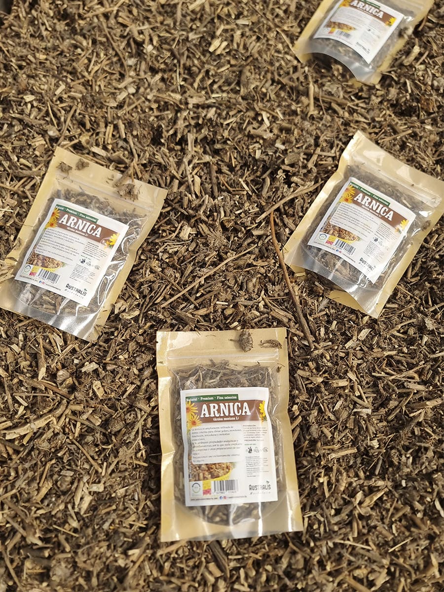 Árnica montana seca para uso externo