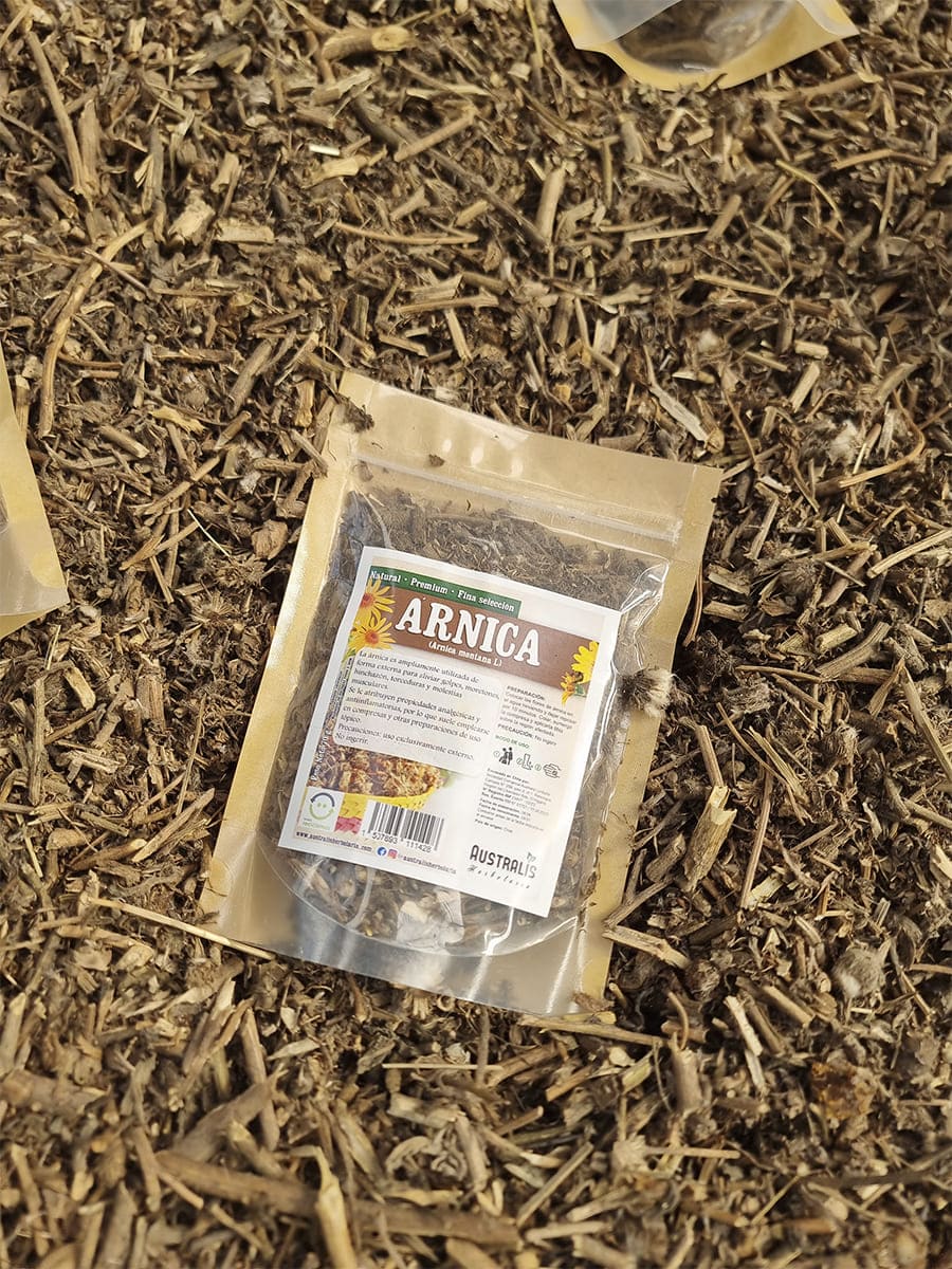 Árnica deshidratada para compresas herbales