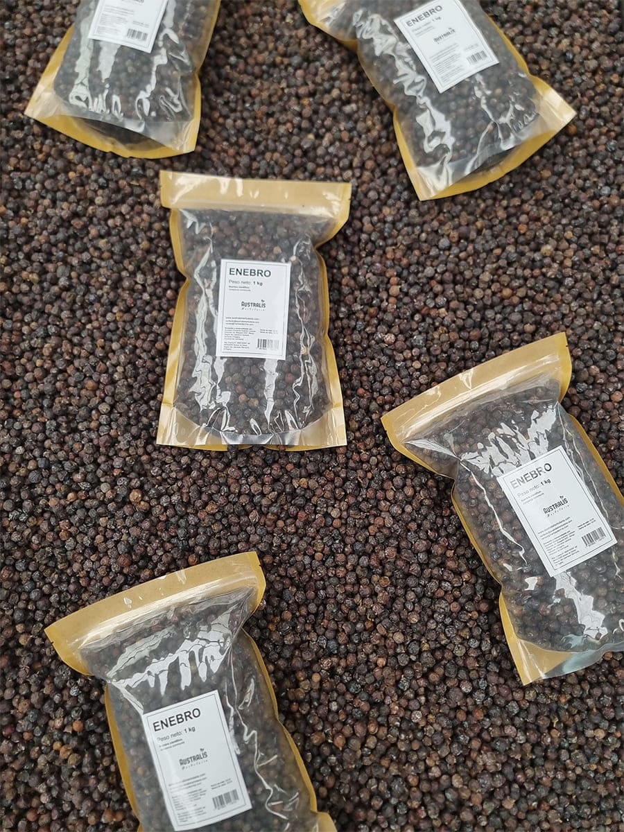 Bayas de enebro deshidratadas de 1 kilo a granel