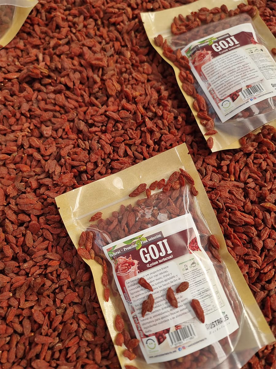Bayas de goji para smoothies, bowls y desayunos