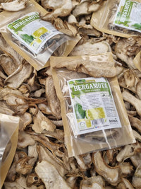 Hojuelas de bergamota natural deshidratada con aroma cítrico