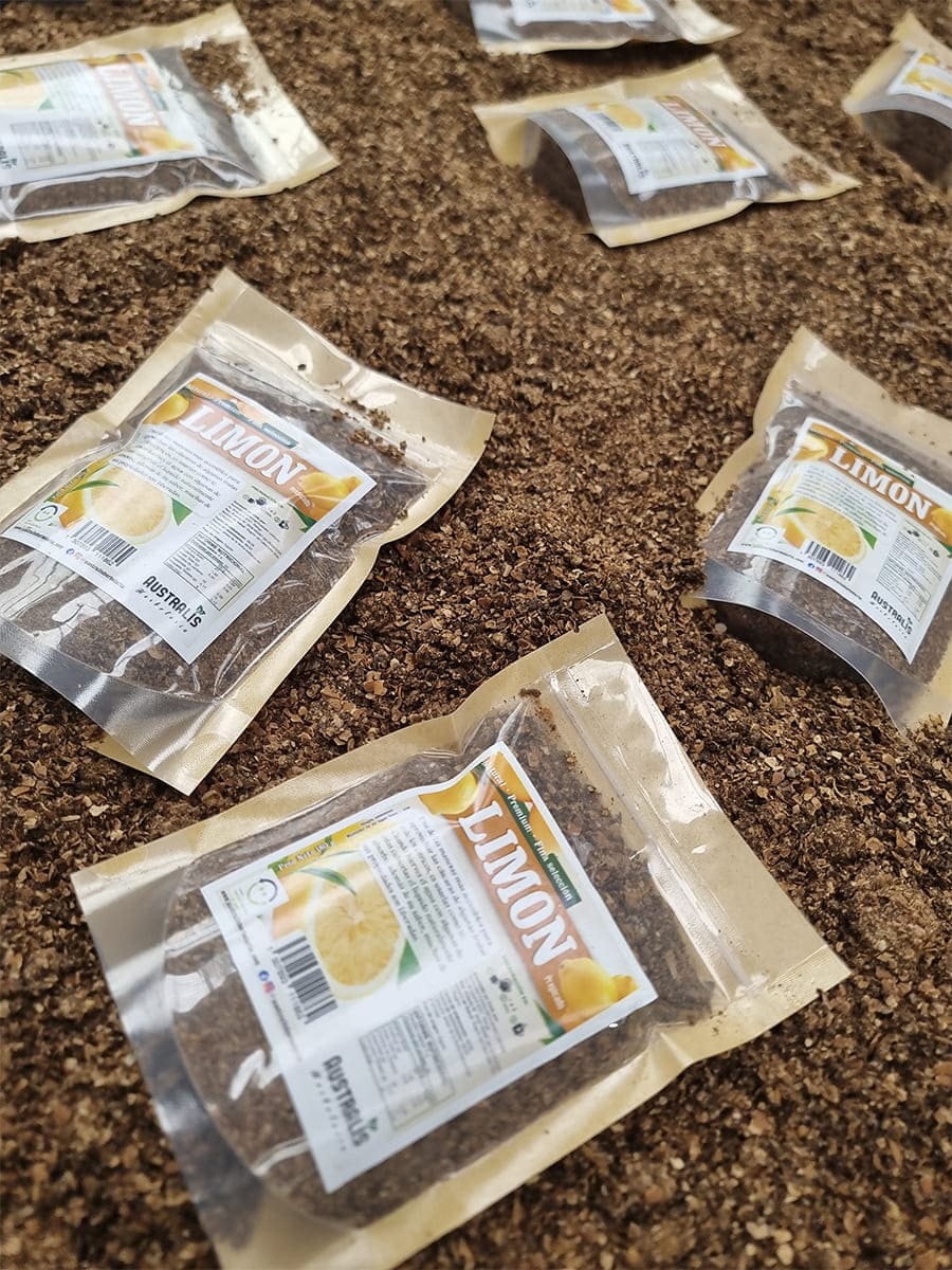 Cáscara deshidratada de Citrus limón para infusión caliente