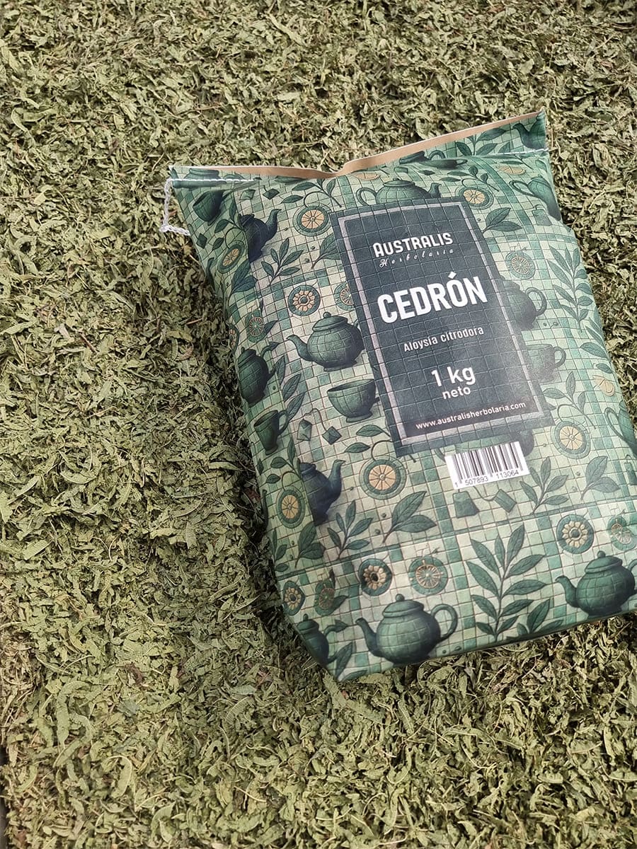 cedron hierba seca natural para infusion a granel en chile