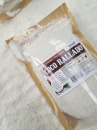 Coco rallado natural para repostería y postres caseros