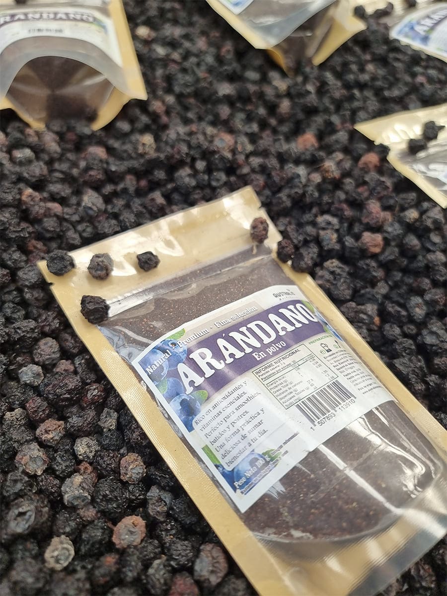 comprar polvo de arandano natural deshidratado en chile