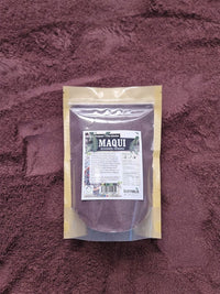 maqui molido en polvo para smoothies jugos postres avena y reposteria