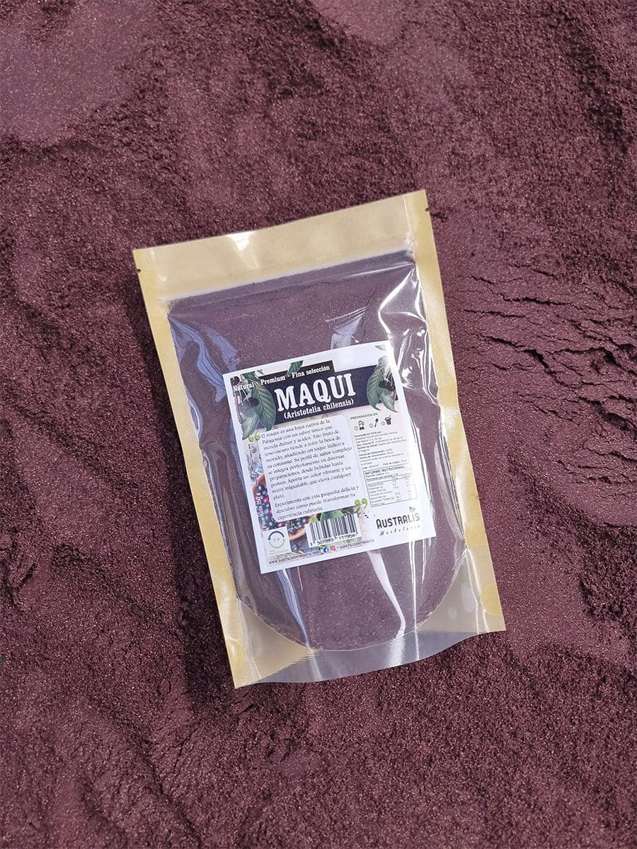 comprar maqui en polvo molido aristotelia chilensis berry chileno